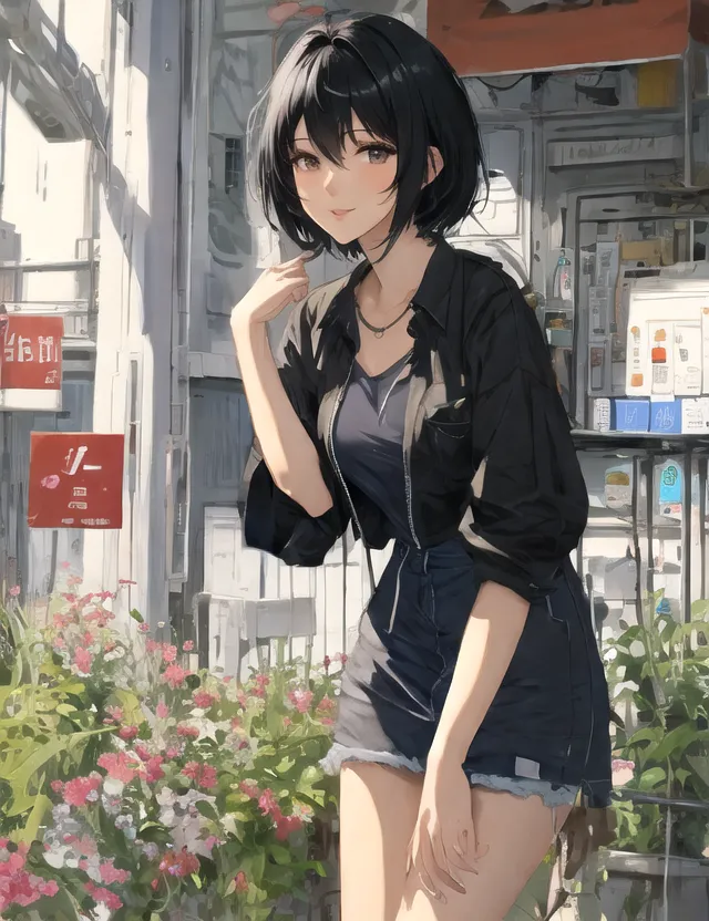 Mikami Suzune, an AI character on SpicyChat