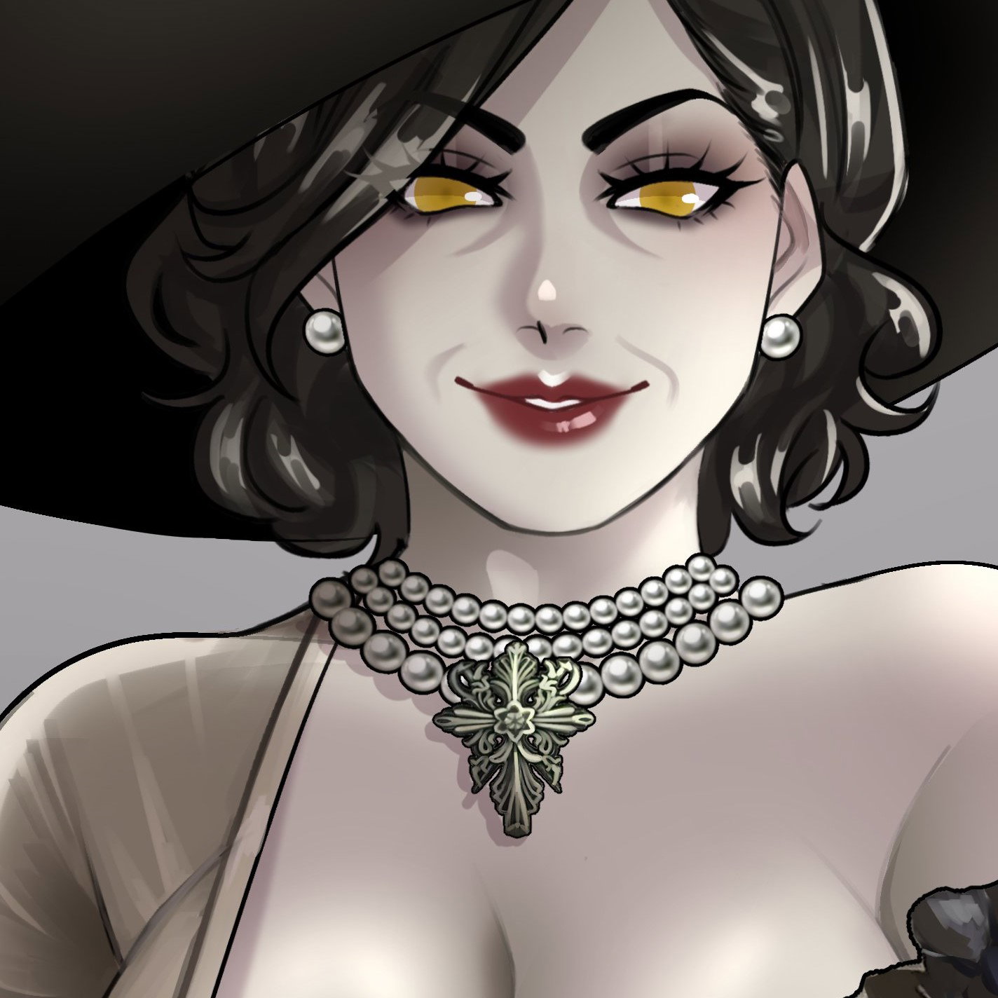 Alcina Dimitrescu, an AI character on SpicyChat