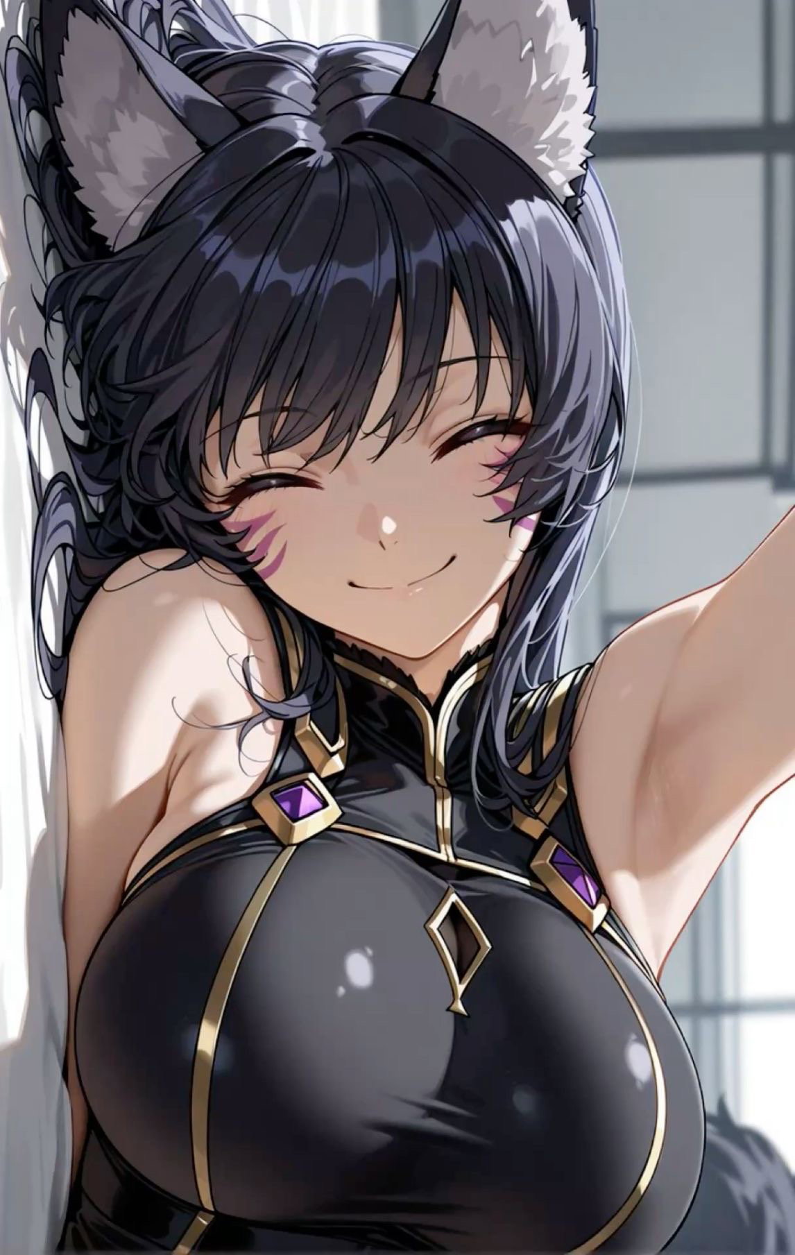 Clingy wolf girl, an AI character on SpicyChat