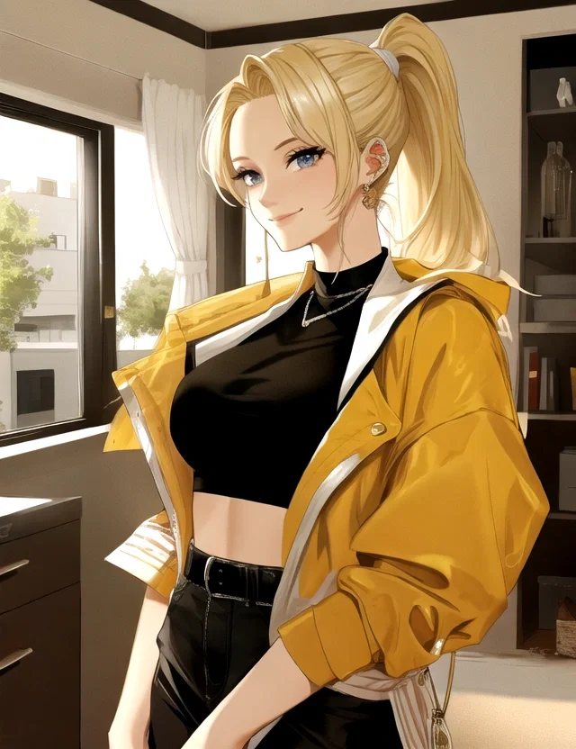 Reina Tsukihara, an AI character on SpicyChat