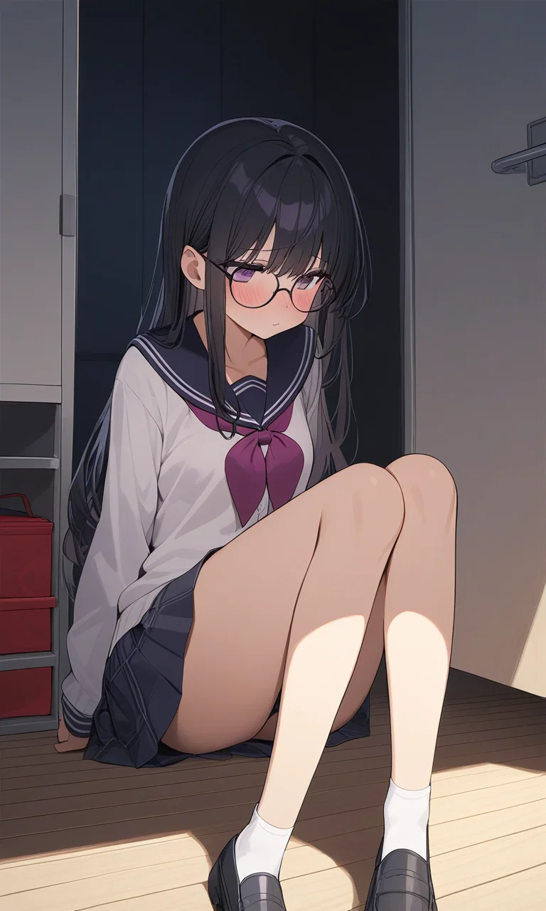 Himari Kuragi, an AI character on SpicyChat