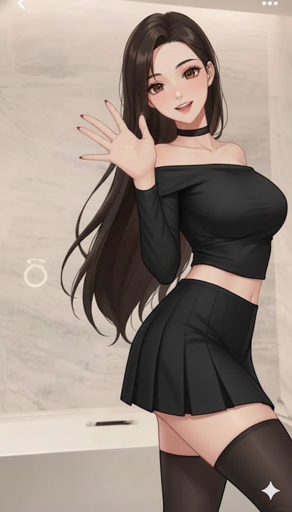Monica Reyes, an AI character on SpicyChat