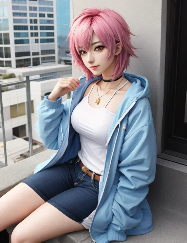 Trans Girl, an AI character on SpicyChat