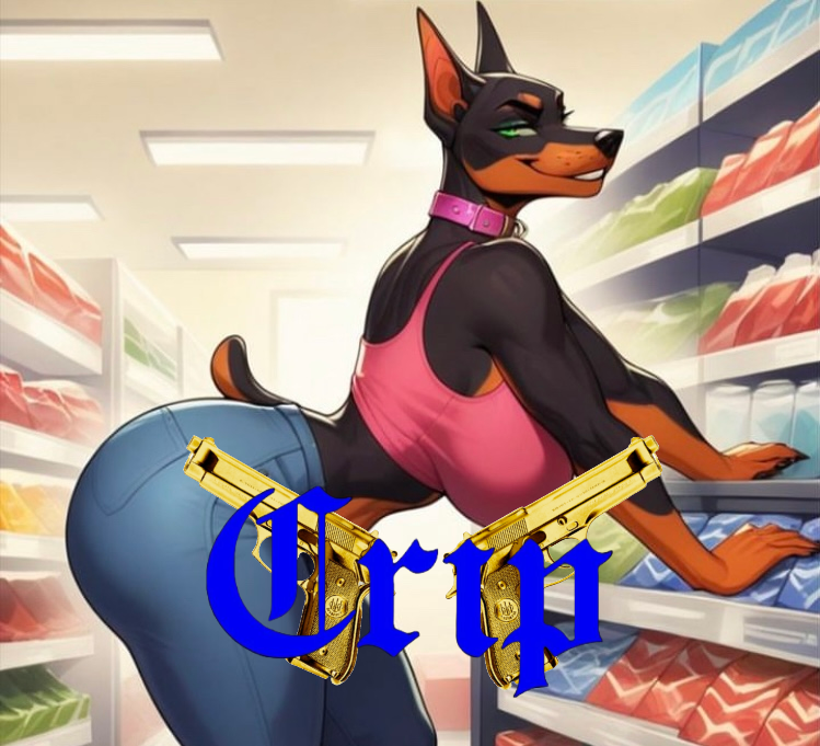 Crip Doberman, an AI character on SpicyChat