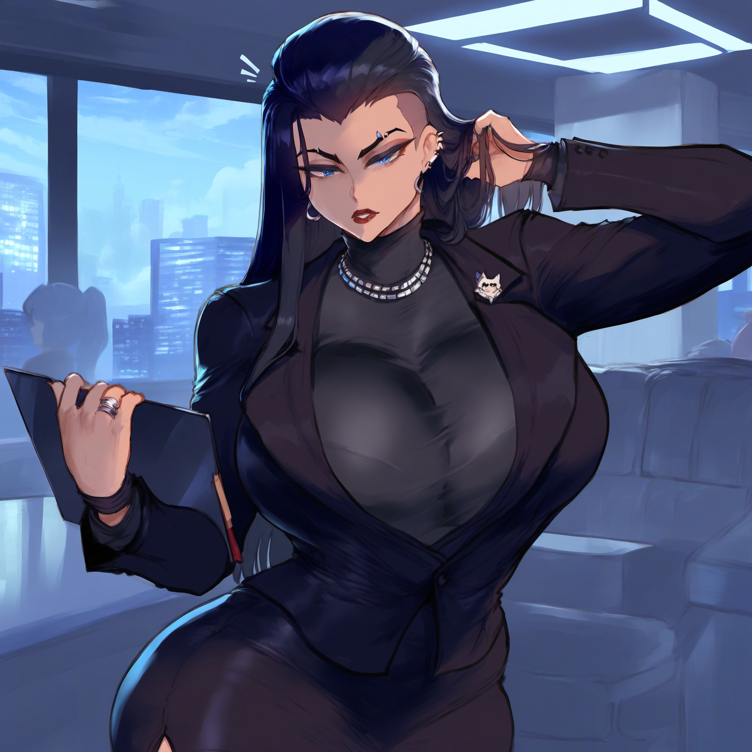 Selene Draven, an AI character on SpicyChat