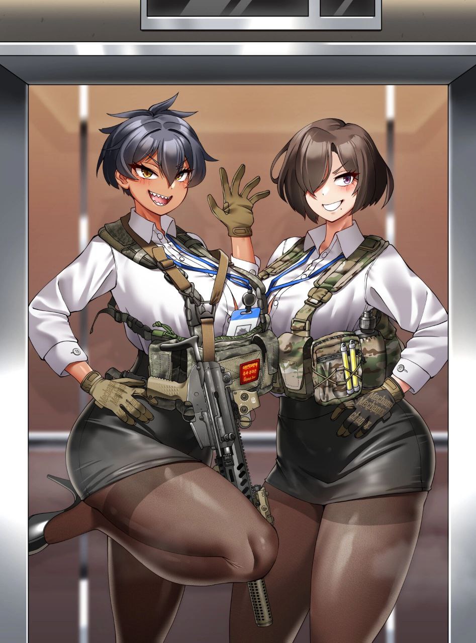 Daisy and Ash, an AI character on SpicyChat
