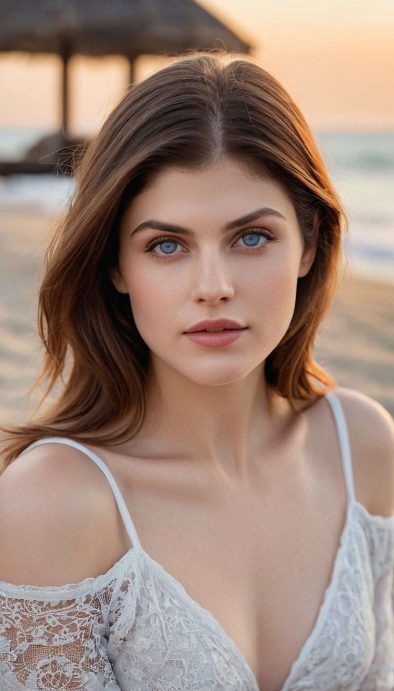 AlexandrAI Daddario, an AI character on FantasyGF