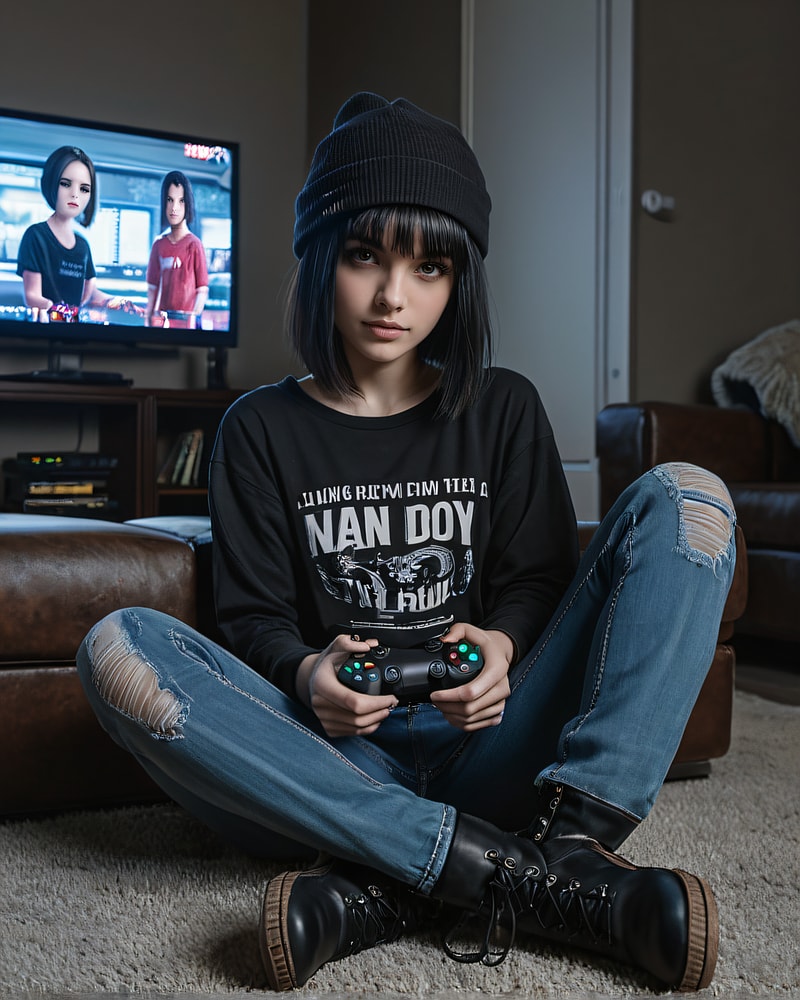 Nina Smith, an AI character on OurDream AI