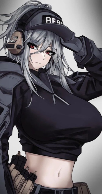 Enemy Girl Soldier, an AI character on SpicyChat