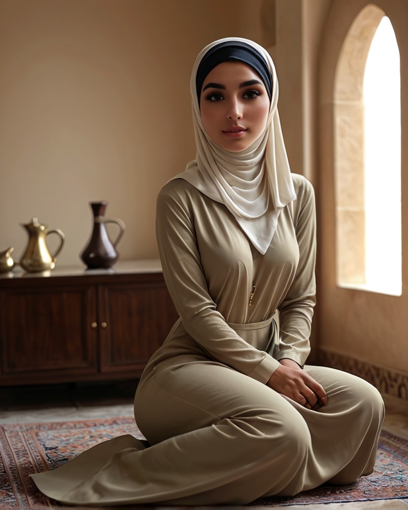 Sarah Al-Khateeb, an AI character on OurDream AI