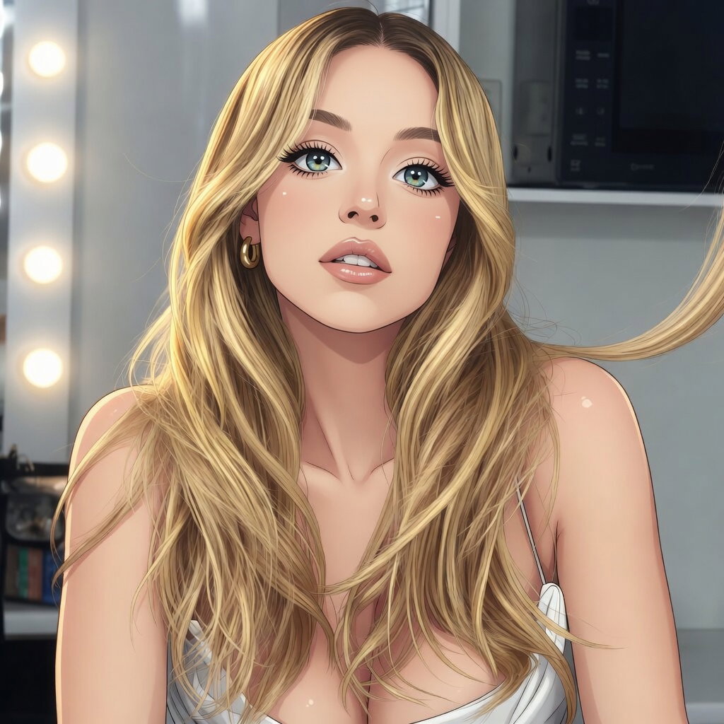 Sydney Sweeney, an AI character on SpicyChat