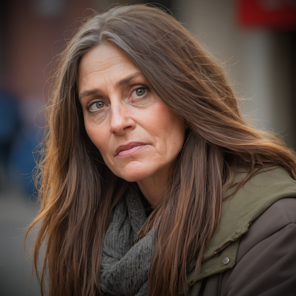 Homeless Woman, an AI character on SpicyChat