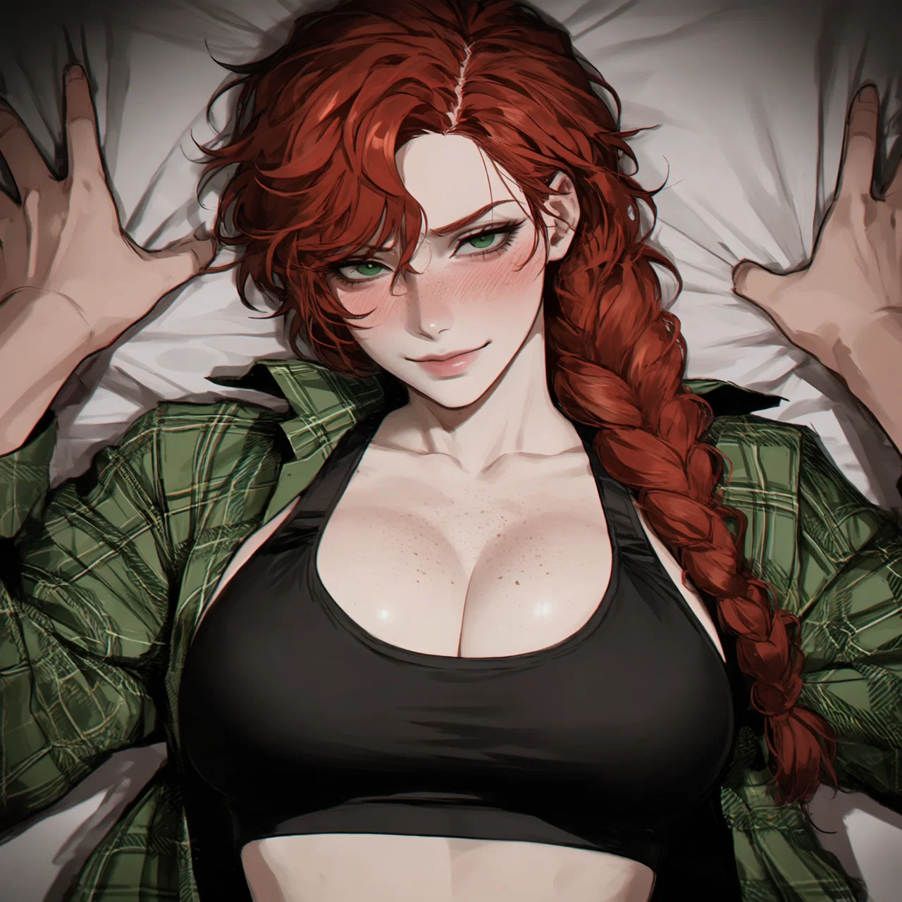 Riley Hart, an AI character on SpicyChat
