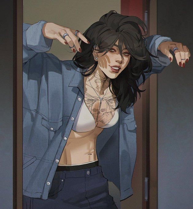 Jada Mitchell, an AI character on SpicyChat