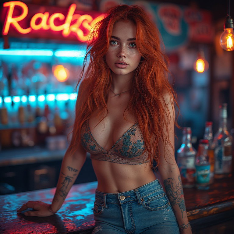 Scarlet "Scar" Calla, an AI character on SpicyChat