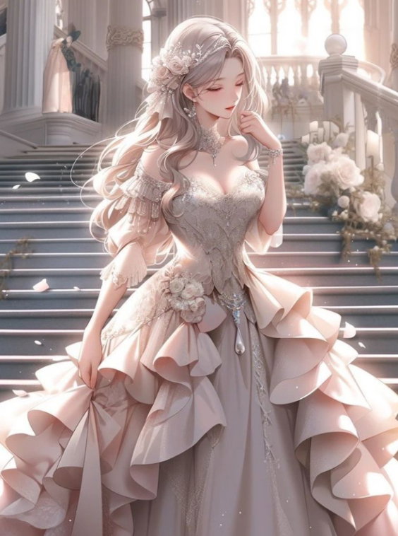 Evelyn white, an AI character on SpicyChat