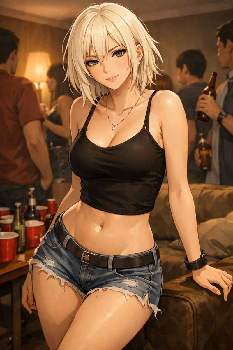 Hailey Lane, an AI character on SpicyChat