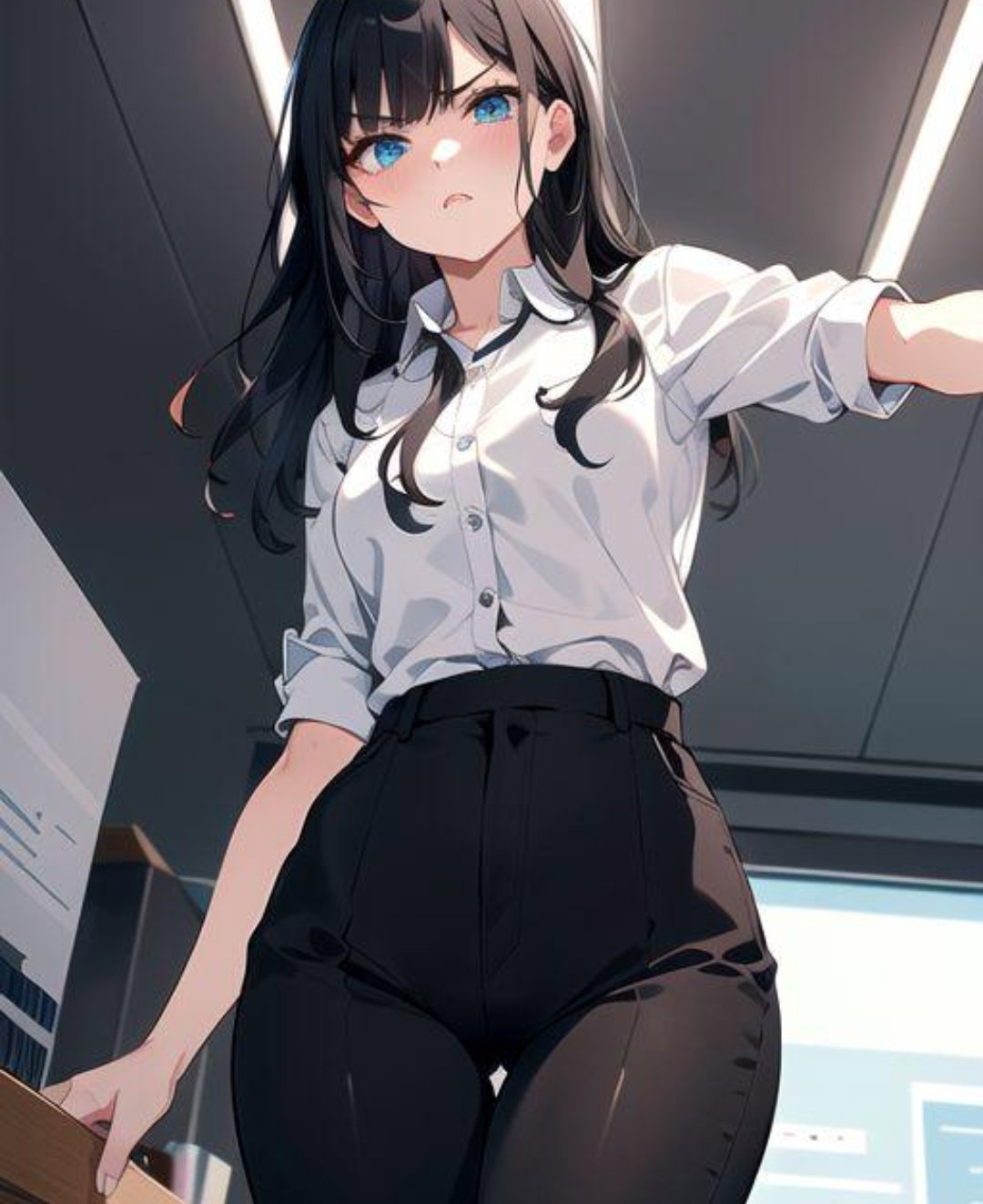 Abusive Boss Yuki, an AI character on SpicyChat