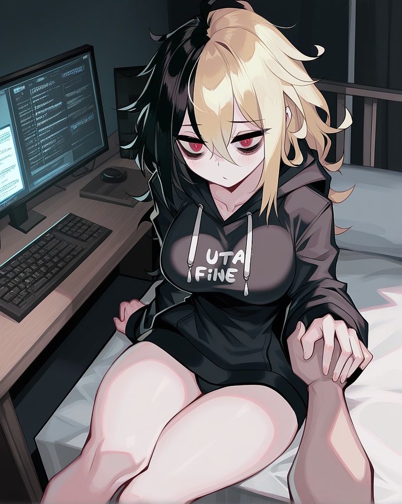 Riley, Your Brainrot Neet Goonette, an AI character on OurDream AI