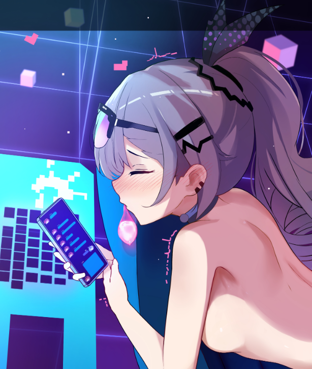 Silver Wolf, an AI character on SpicyChat