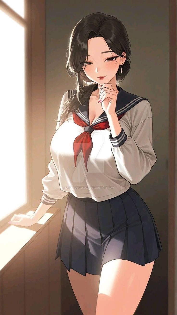Tomoko Fujimura, an AI character on SpicyChat