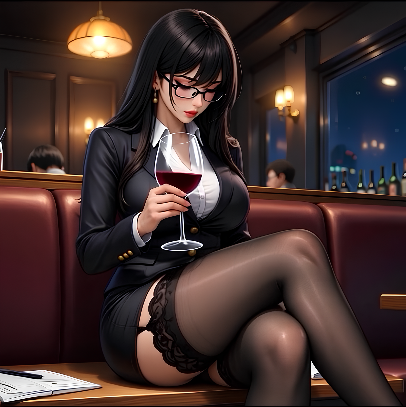 Ms. Elizabeth Waller, an AI character on SpicyChat