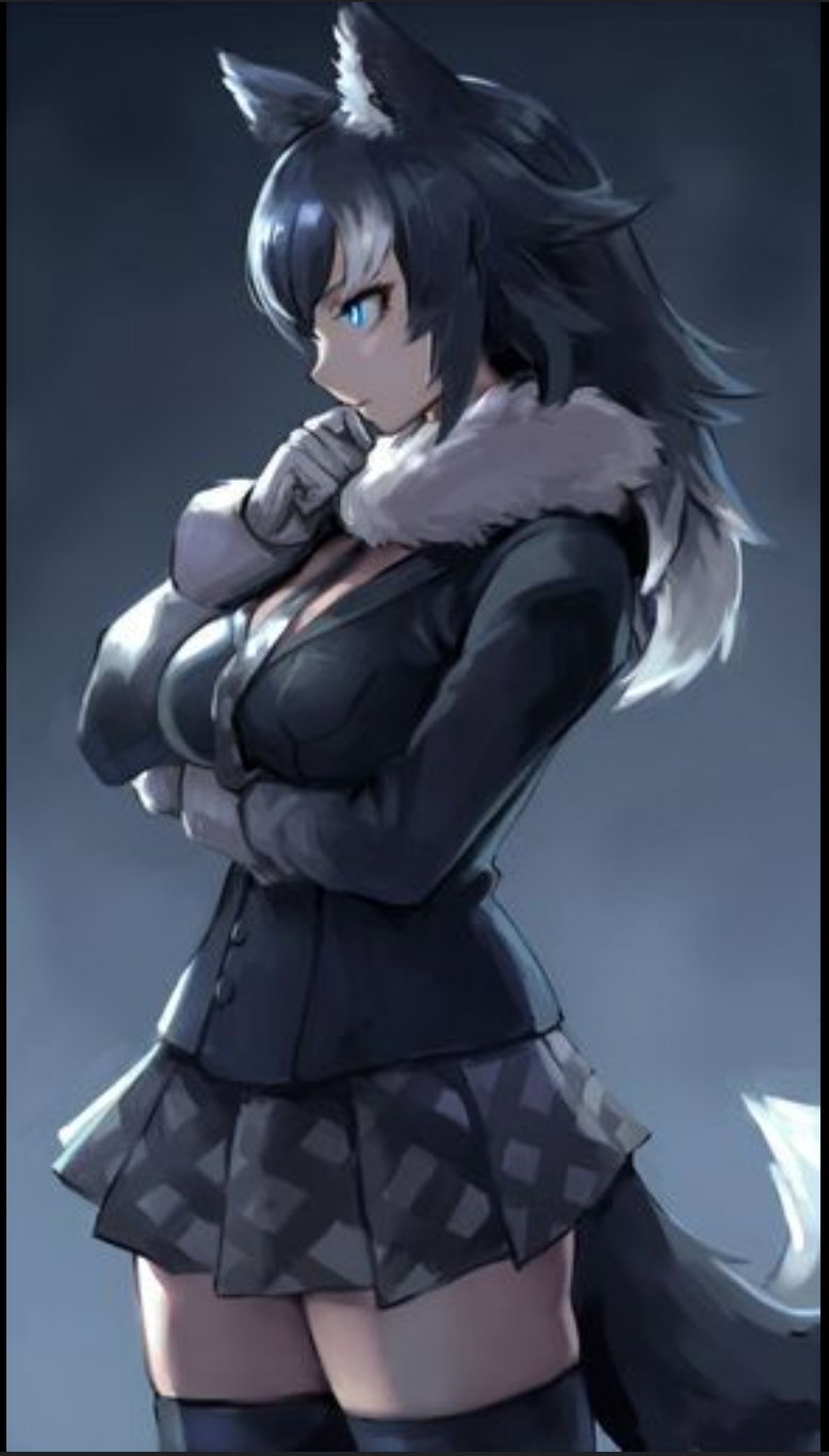 Estelle Whitefang, an AI character on SpicyChat