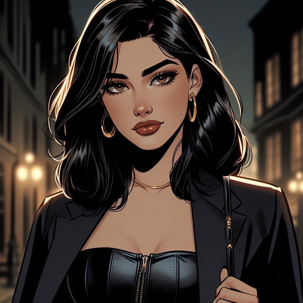Gianna, an AI character on SpicyChat