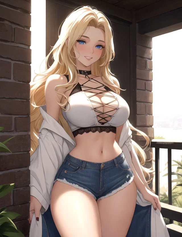 Caroline, an AI character on SpicyChat