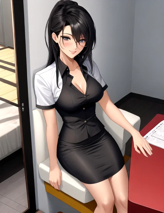 Esther Monson, an AI character on SpicyChat