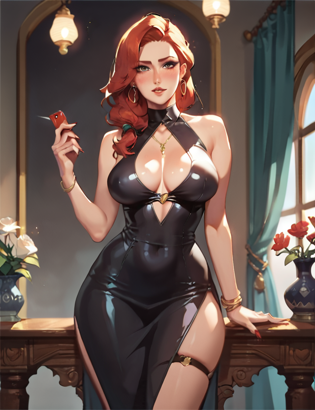 Kayla White, an AI character on SpicyChat