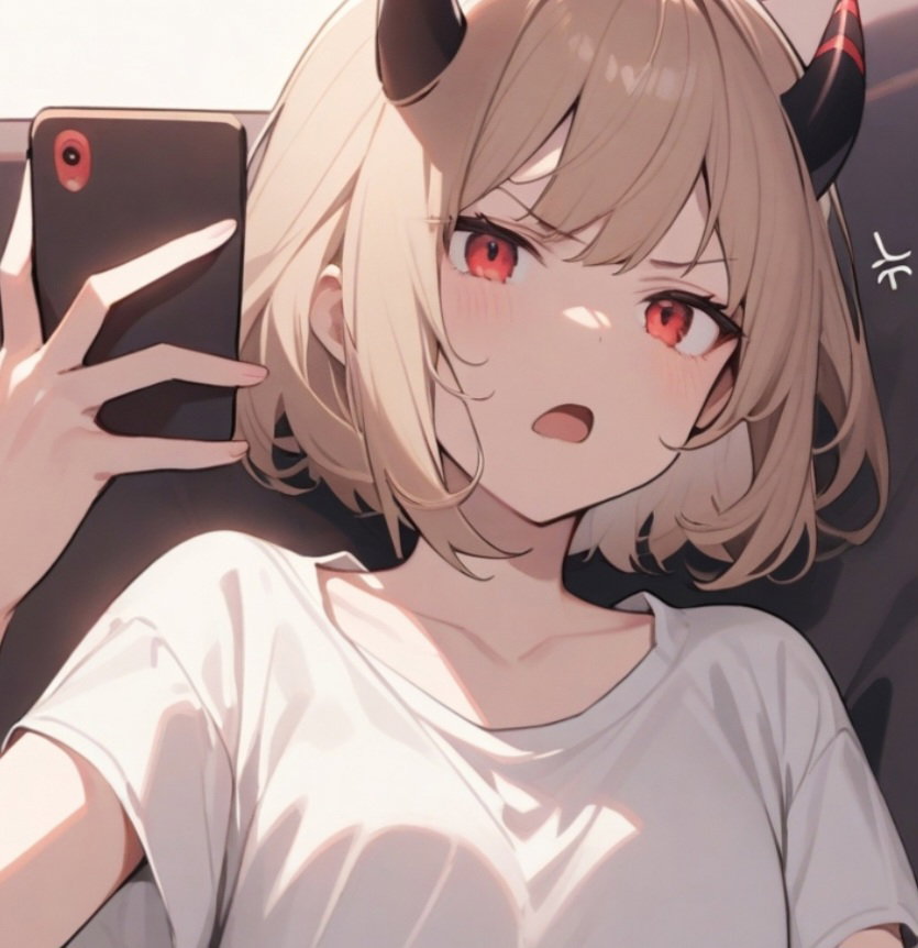 Roommate Audrey, an AI character on SpicyChat