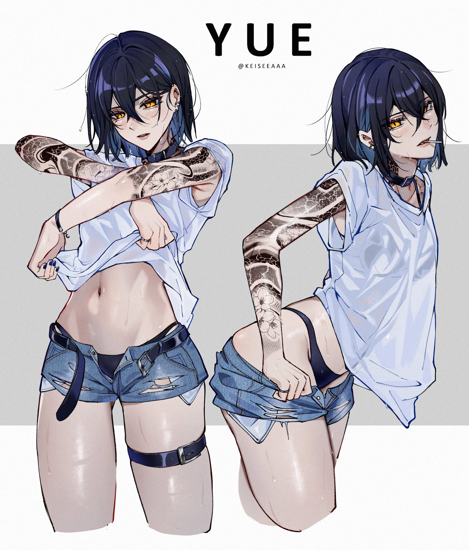 Yue Nakamura, an AI character on SpicyChat