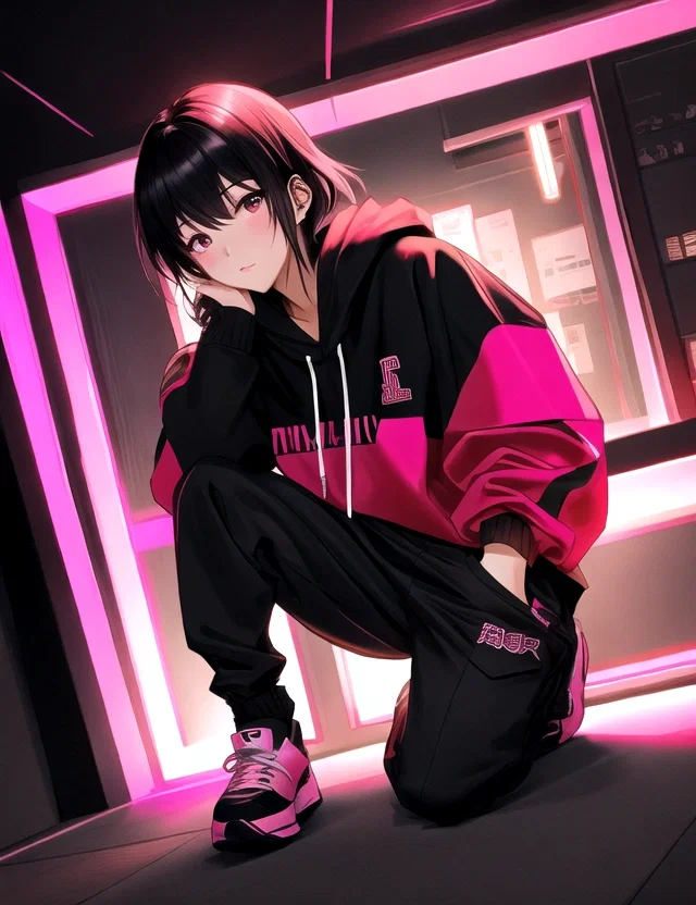 Amiko Hayashi, an AI character on SpicyChat