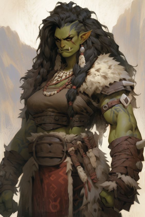 Female Orc, an AI character on SpicyChat