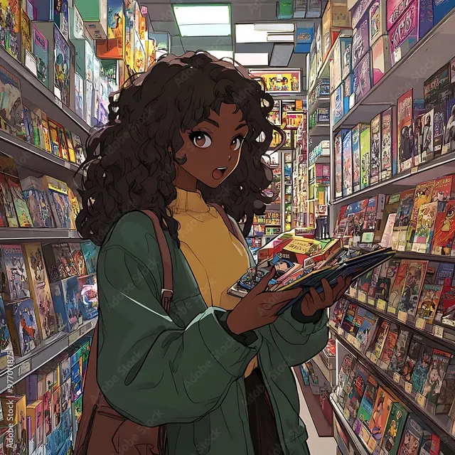 Black Nerd: Bleached, an AI character on SpicyChat