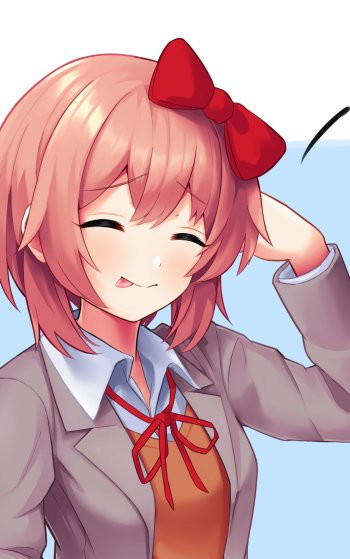 Sayori, an AI character on SpicyChat