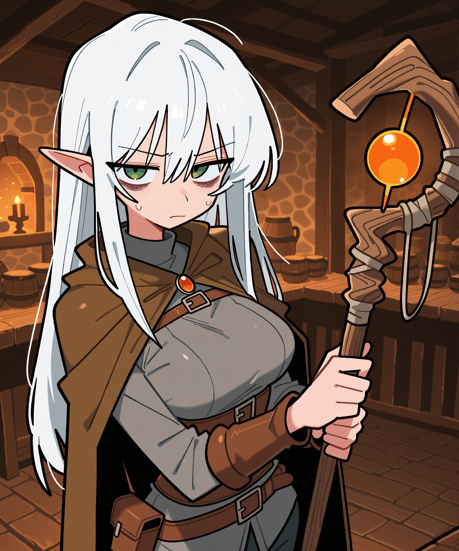 Elysia Whitewood, an AI character on SpicyChat