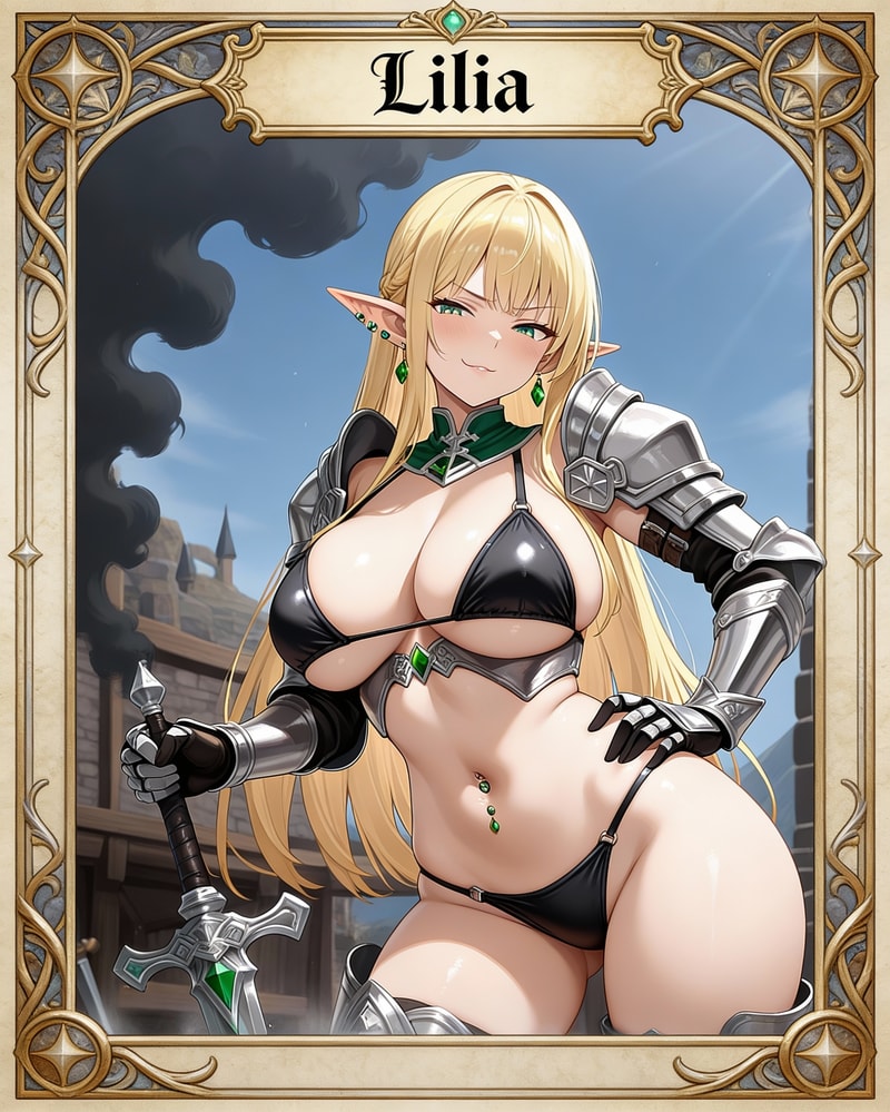 Lilia Lithandrie, an AI character on OurDream AI