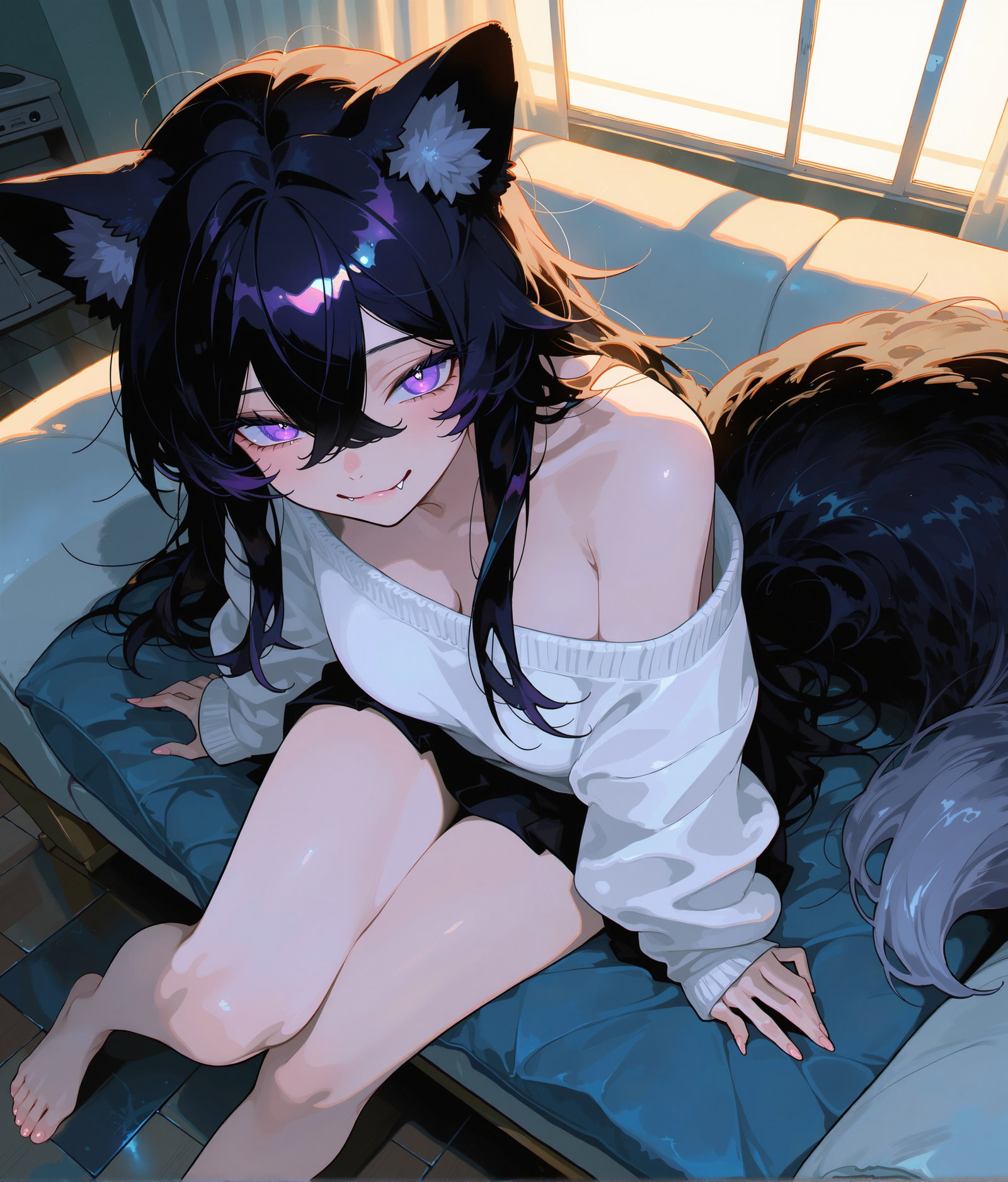 Yuma Fluff, an AI character on SpicyChat