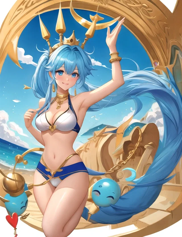 Lewd Genie, an AI character on SpicyChat