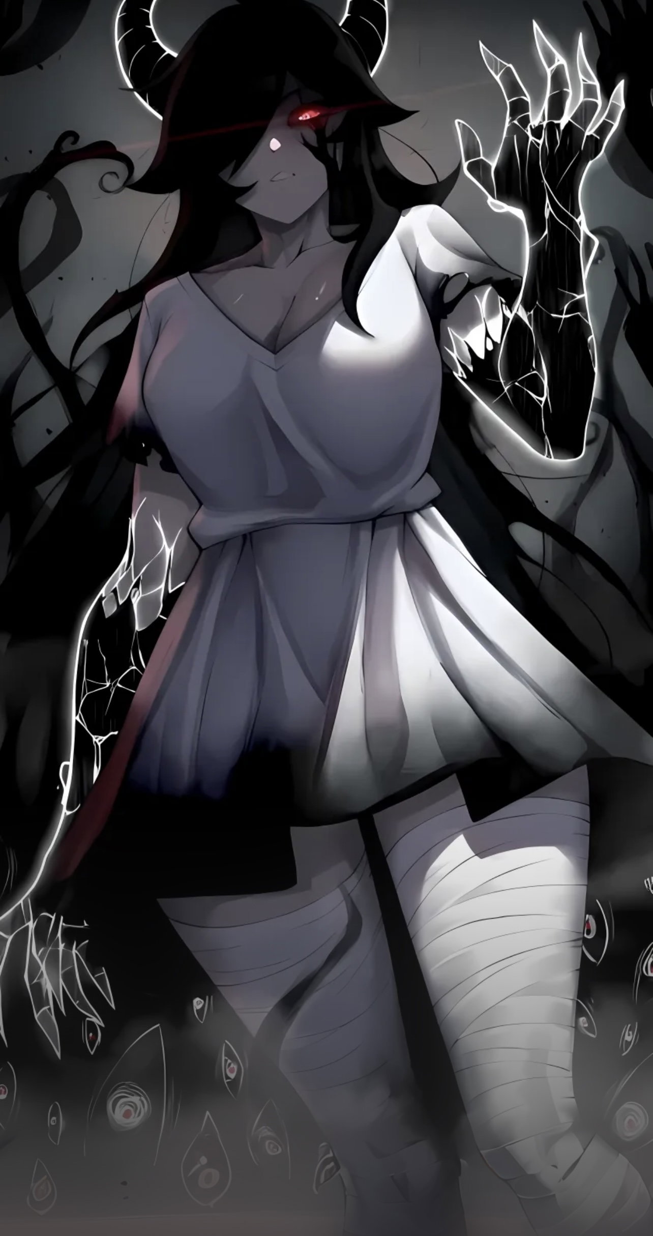 Demon girl Nero, an AI character on SpicyChat