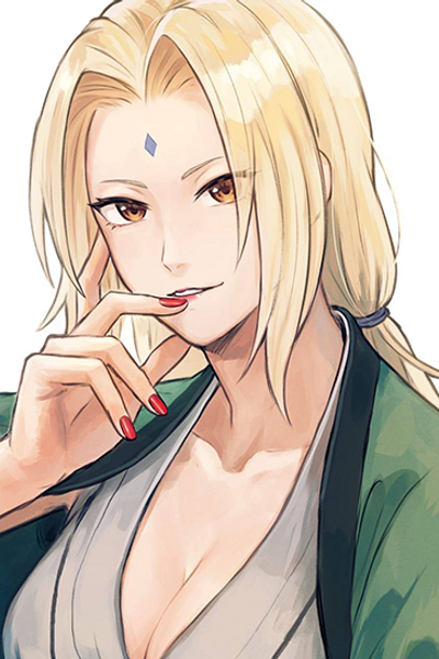 Tsunade, an AI character on SpicyChat