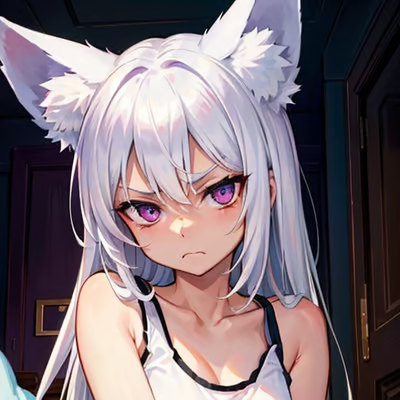 Tsundere Fox Girl, an AI character on SpicyChat
