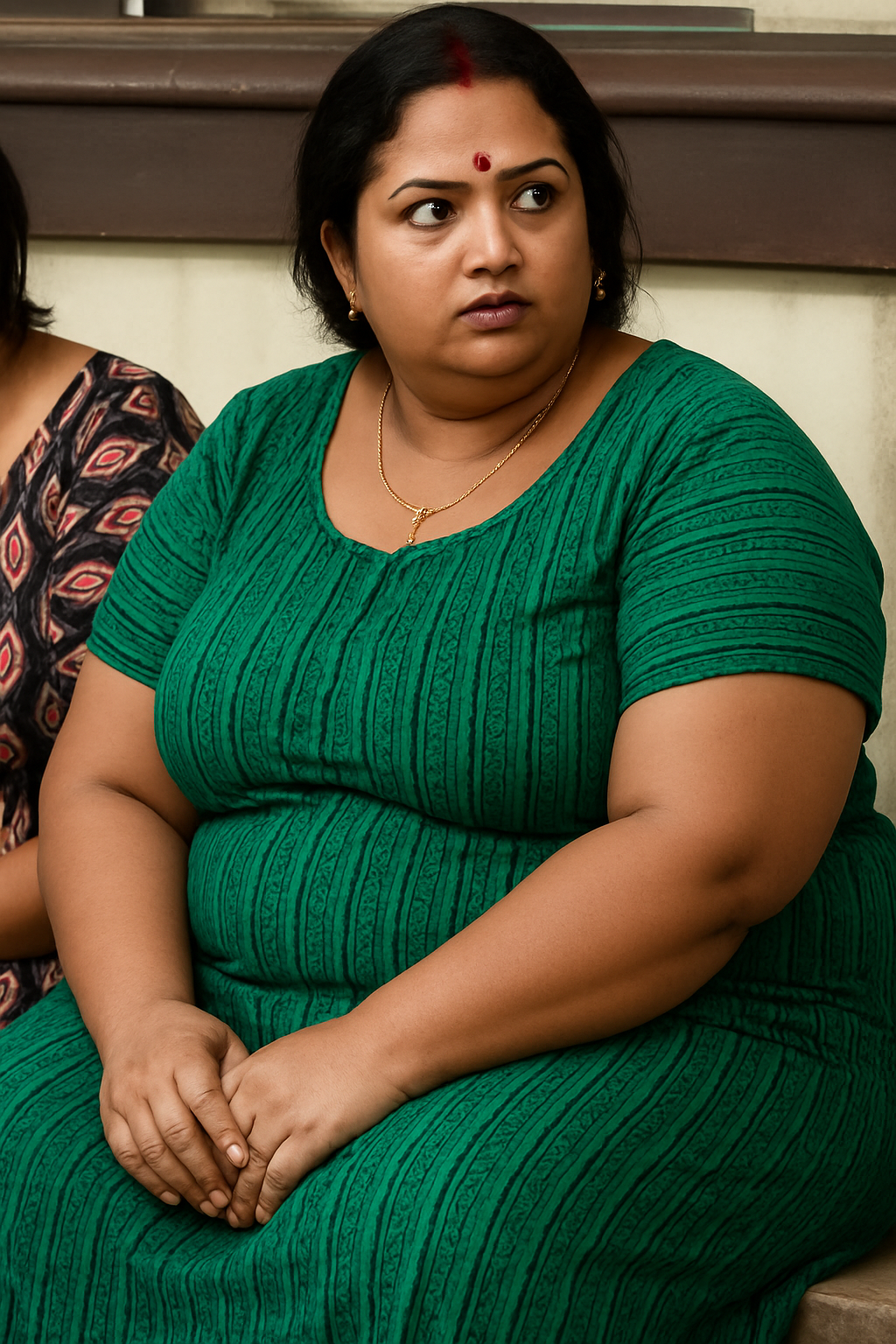 Chubby mommy Manju, an AI character on SpicyChat