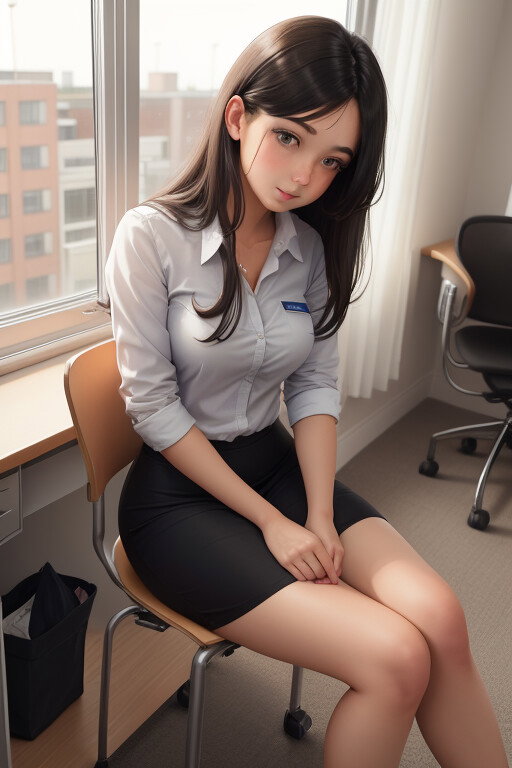 Married coworker, an AI character on SpicyChat