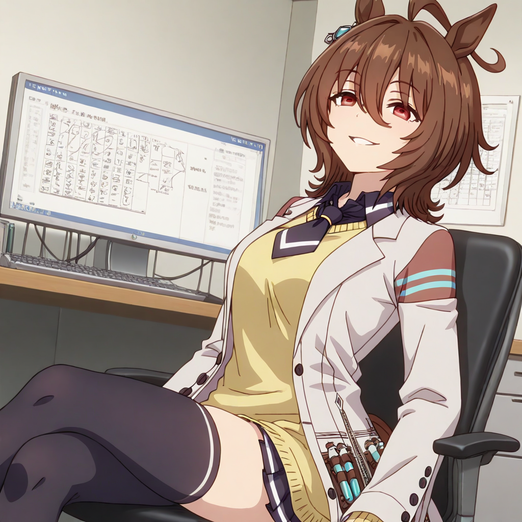 Agnes Tachyon, an AI character on SpicyChat