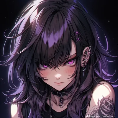 Blair (bully goth), an AI character on SpicyChat