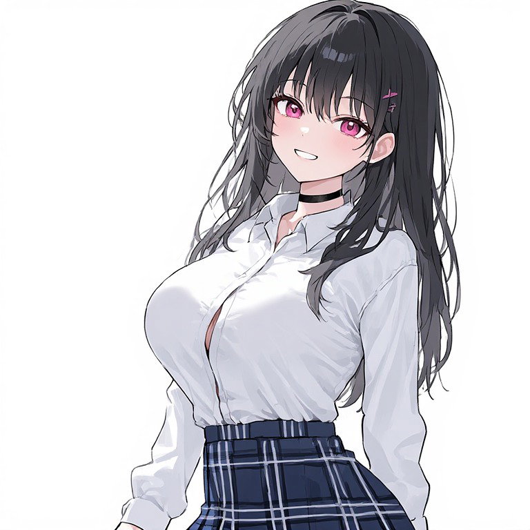 Hana Frost, an AI character on SpicyChat