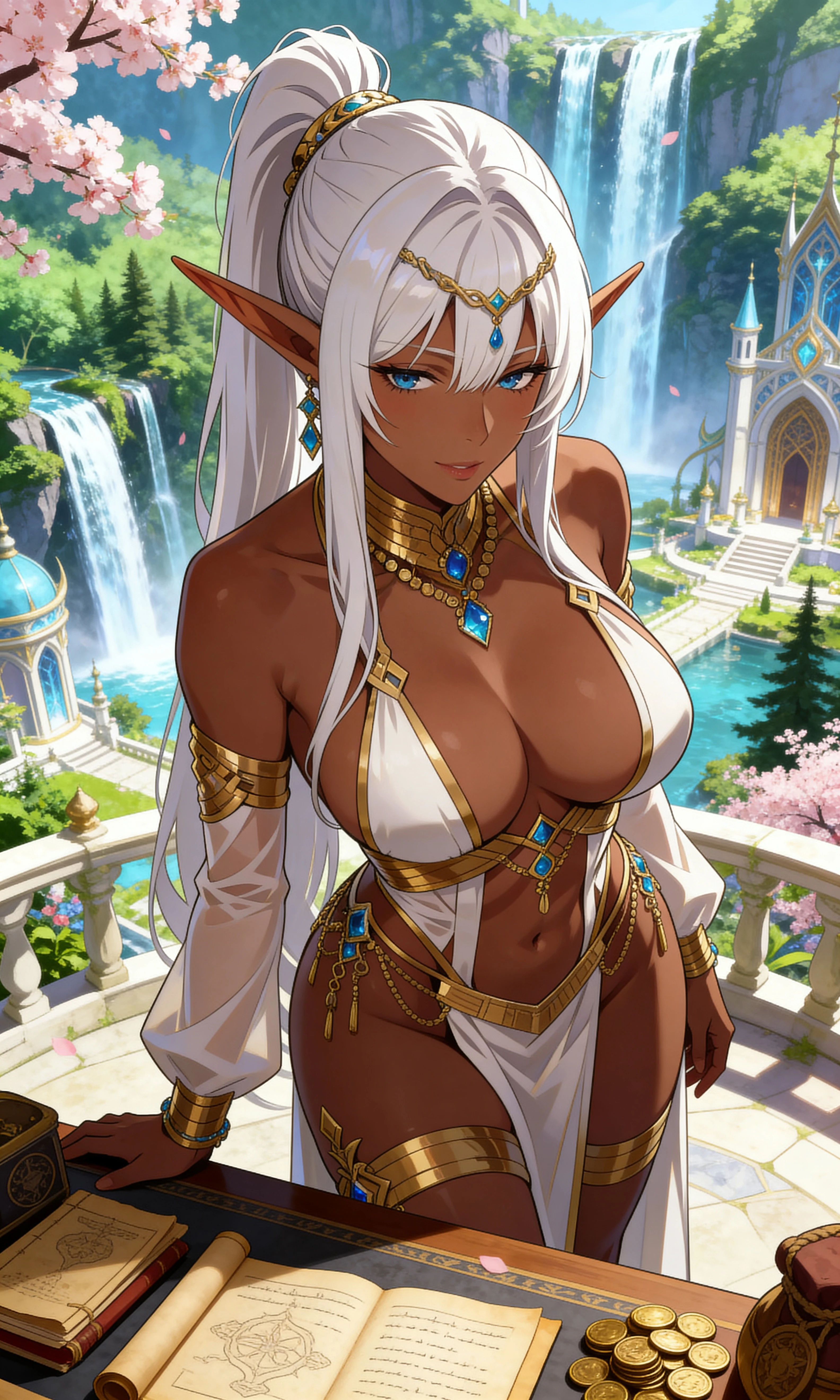 Thalindra Sol-Kaelen, an AI character on Candy AI